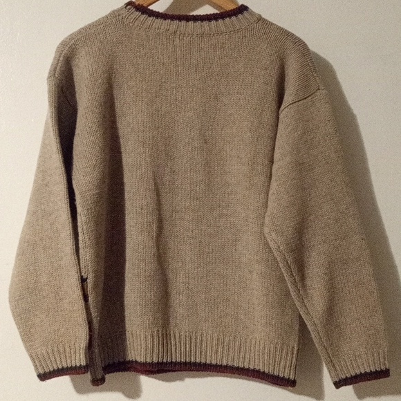 Petite Projections holiday 100% wool Sweater (way) - Picture 6 of 6